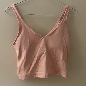 Pink lulu align tank